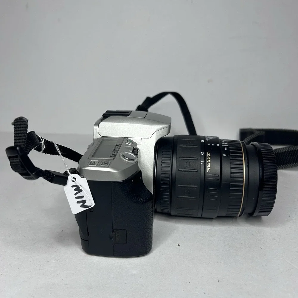 Vtg Minolta Maxxum 3 SLR 35MM Film Camera Kit AF Zoom Lens Bag For Parts Read